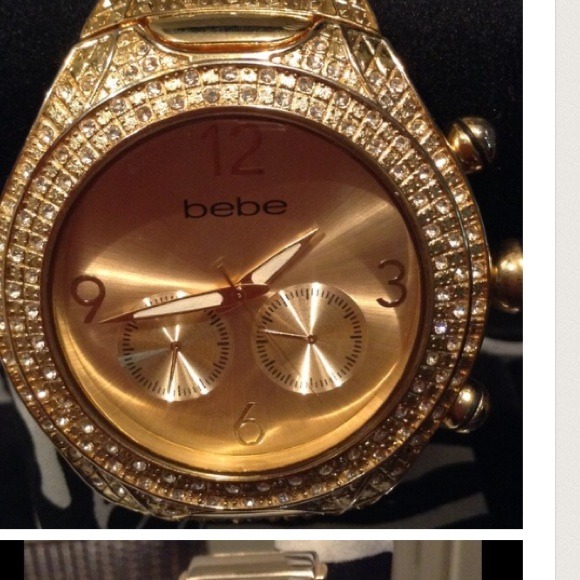 Bebe Authentic gold watch