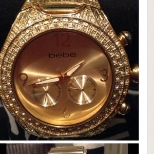 Bebe Authentic gold watch