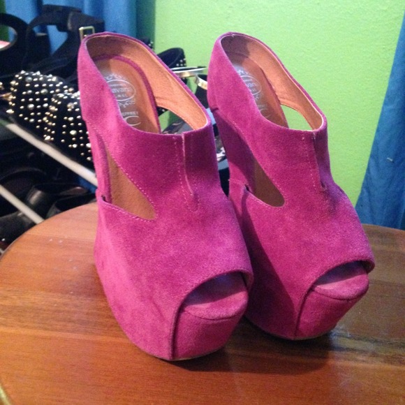 Jeffery Campbell Heelless with box