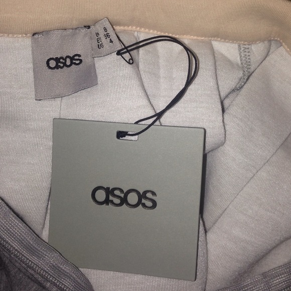 ASOS Bonded Sweat midi skirt w/contrast! - Picture 4 of 4