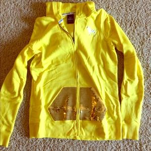 VICTORIAS SECRET PINK! Oversized bling sweatshirt!