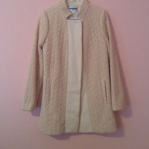 Pim + Larkin elegant lace detail Coat