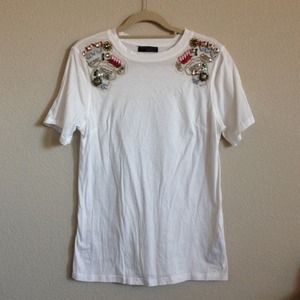 🎉HP💕 Zara Basic Gem T-shirt