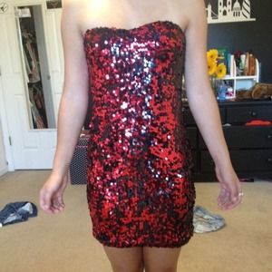 sequin formal dress