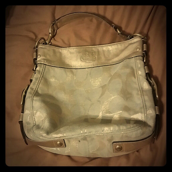 Coach Gold purse