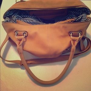 Just Fab Mustard Camel Tote bag