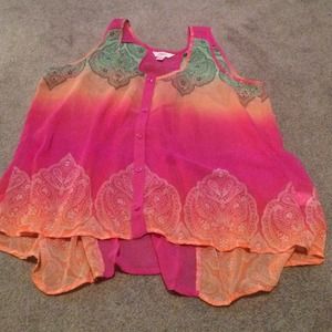 Vibrant Color Tank Top