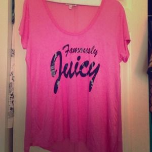 Juicy couture famously juicy jersey shirt