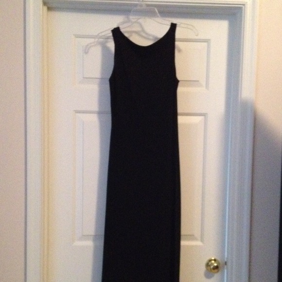 Black evening gown