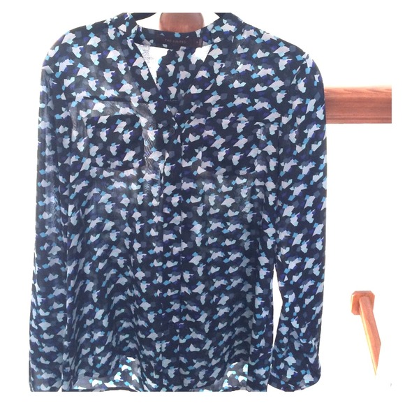 The Limited vibrant colored blouse