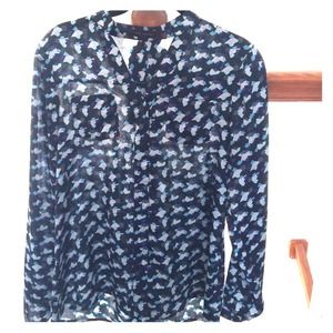 The Limited vibrant colored blouse