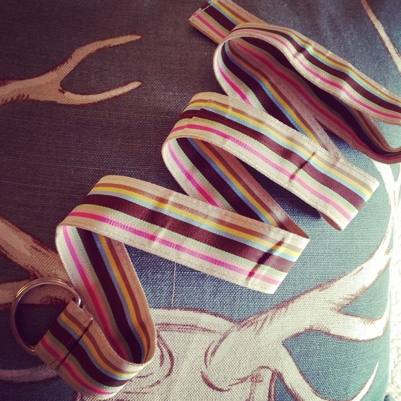 Colorful Nordstrom ribbon belt