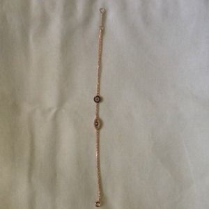 ON HOLD! Rose gold evil eye bracelet!