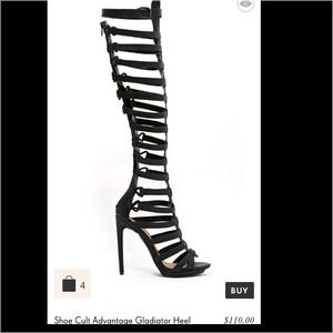 Shoecult over the knee sandal