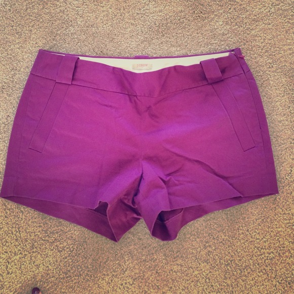 Jcrew purple shorts