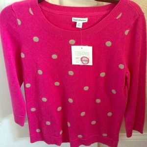 Polka dot sweatshirt