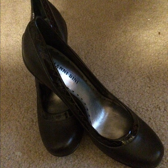 Dark brown nice shoes