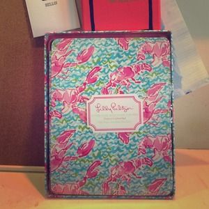 NIB Lilly Lobstah Roll IPad case!