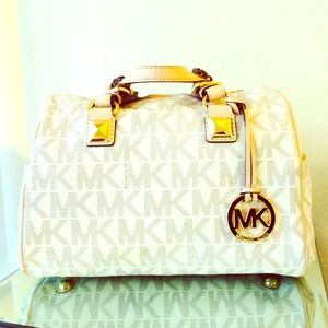 Michael Kors small "duffle" Brand New worn twice!