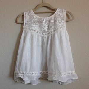 Free People Open Back Blouse