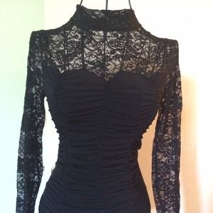 Lace long sleeve shirt