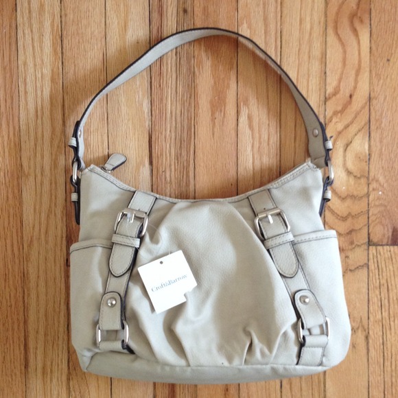 Croft&Barrow white leather purse