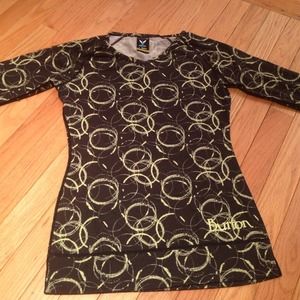 Burton dry ride snowboarding shirt. NWOT