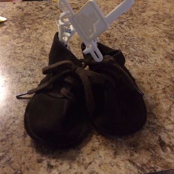 Brown suede soft bottom botties