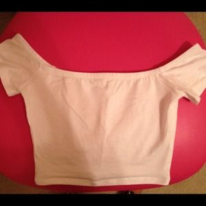 Brand new white crop top