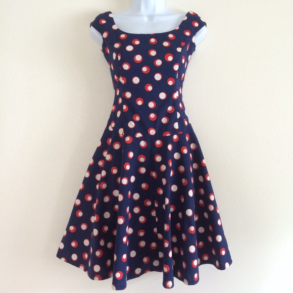 SALE Handmade Vintage Retro Pinup 50's style dress