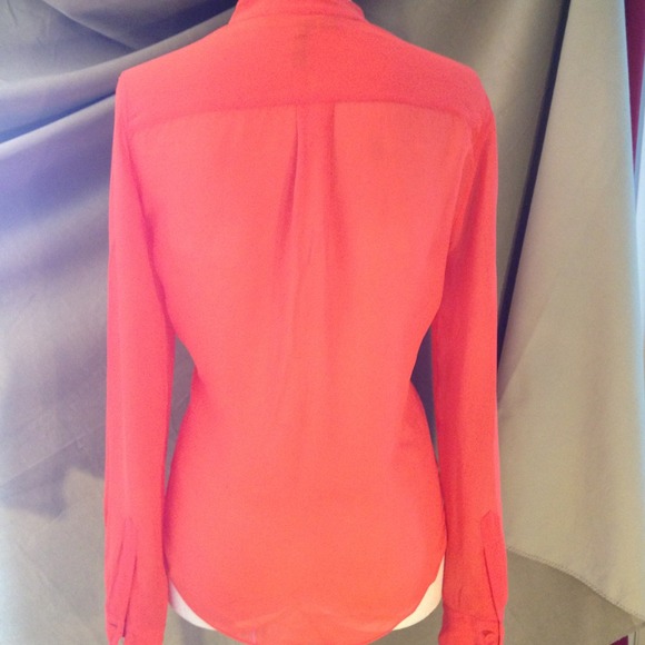 Host Pick! BCBG MaxAzria Anderson sheer blouse. - Picture 3 of 4