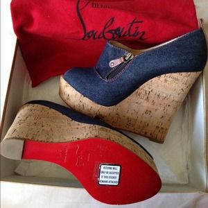 Christian louboutin wedges