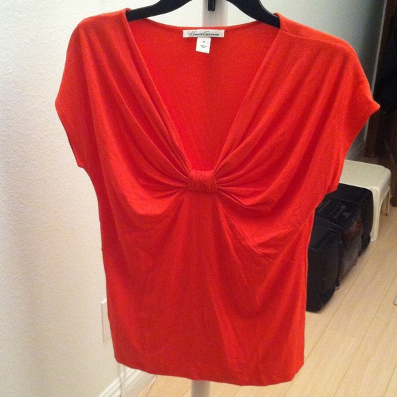Orange blouse