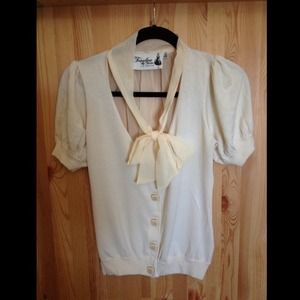 Classy Cream Blouse