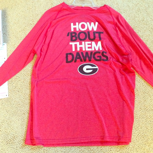 "How bout them dawgs" long sleeved shirt.