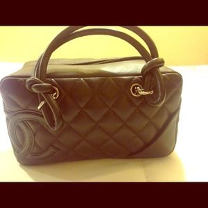 Authentic chanel bowling bag