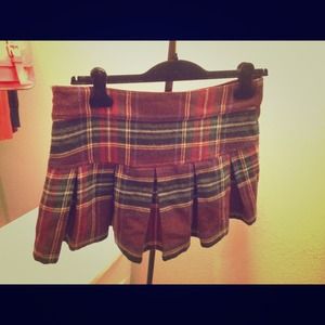 Abercrombie and Fitch Plaid Skirt