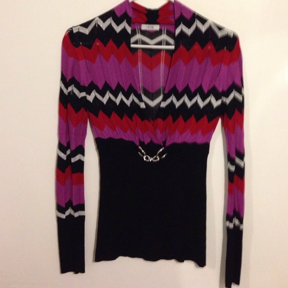 Cach'E knit top small