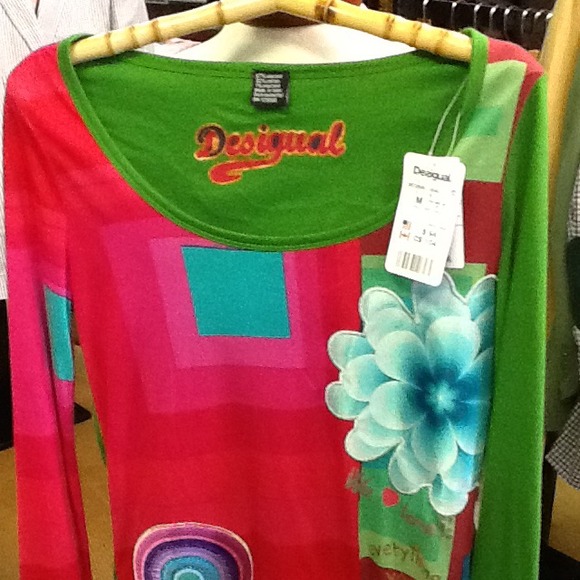 Two Desigual tops bundled.