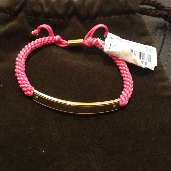 Pink Michael Kors Bracelet with Gold Plate