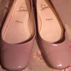 Authentic christian louboutin flats size 37