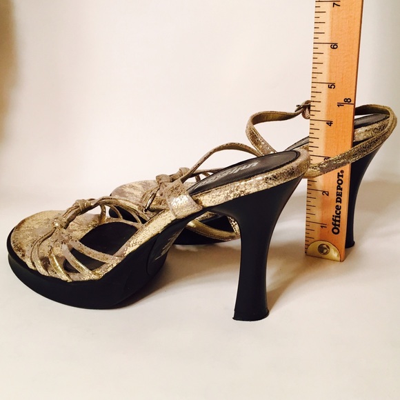 Unlisted Kenneth Cole Strappy Sandals Heels Prom - Picture 3 of 3