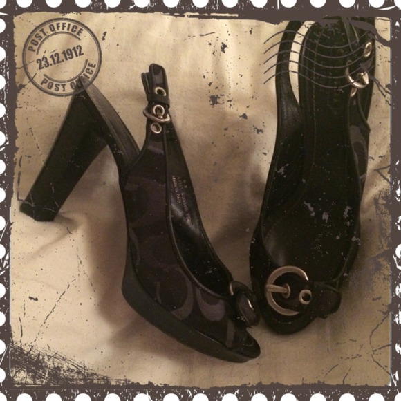 Reduced Coach heels size 9