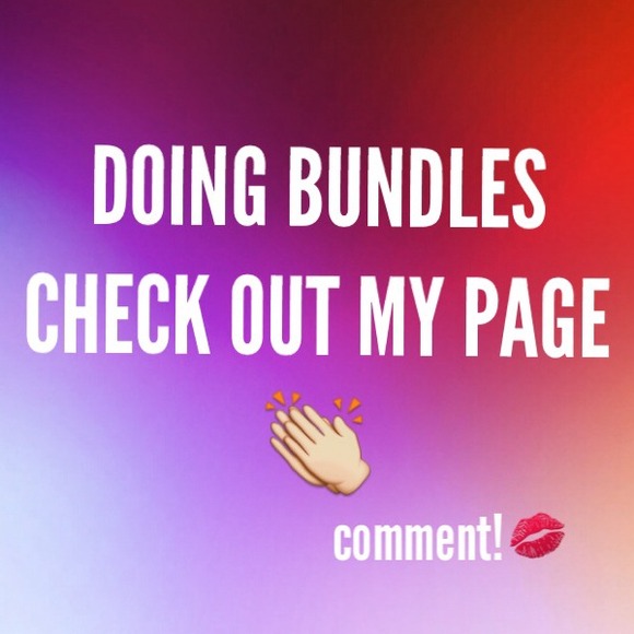 Doing bundles 👏💋