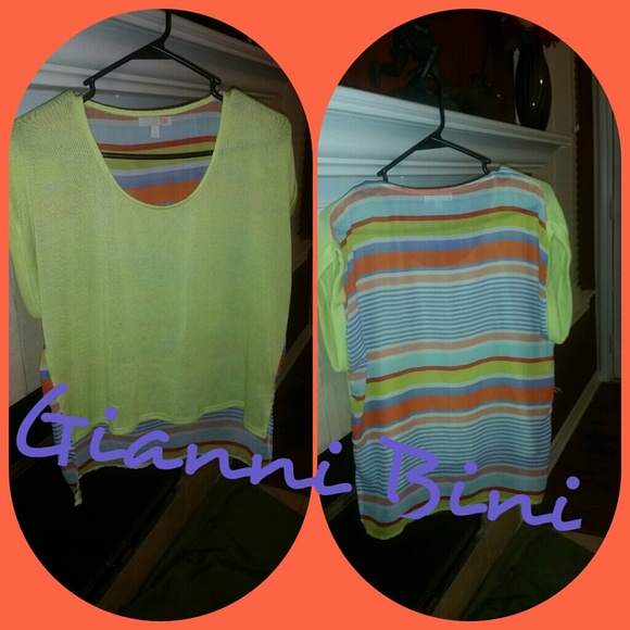 Gianni Bini Tops - ***SOLD*** Multicolor low - high top