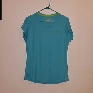 Teal Under Armour Top