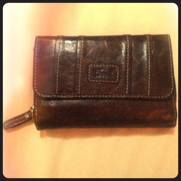 Brown Leather Fossil Wallet
