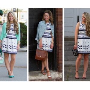 SOLD J.crew linen dress & pink asos scallop