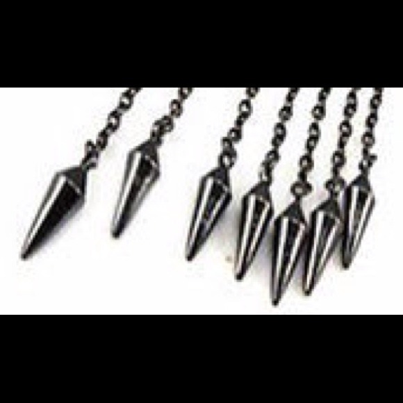 SOLD------Gunmetal Gothic Punk Ear Cuffs NWOT - Picture 4 of 4