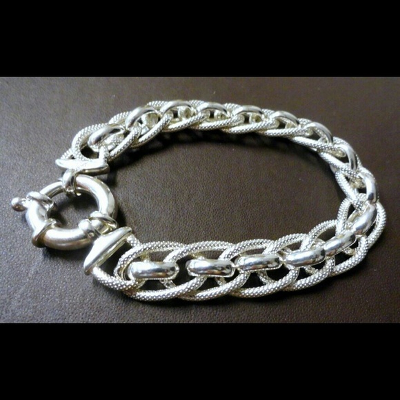 Milor Jewelry - SALE!!! NEW! STERLING SILVER OVAL LINKS BRACELET